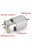 ROBİZ Rs775 Dc Motor 24v 15000 Rpm Rulmanlı Şarjlı Matkap Cnc Motor thumbnail 7