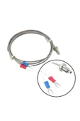 ROBİZ K Tip Thermocouple Sıcaklık Isı Sensörü 1 Metre 0c / 800c Paslanmaz Çelik M6 Dişli Prob K Tip thumbnail 8