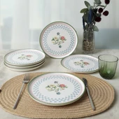 Keramika Rose Line Nordic Pasta Tabağı 22 Cm 6 Adet 22911 - 2