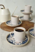 Keramika Wave Flow Nordic Kahve Takımı 12 Parça 6 Kişilik 22750-51 - 3