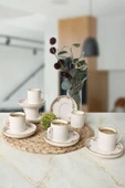 Keramika Bronze Bloom Nordic Kahve Takımı 12 Parça 6 Kişilik 22928-29 - 3