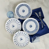 Keramika Ocean Muse Nordıc Pasta Tabağı 22 Cm 4 Adet 22953-54 - 1