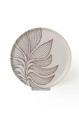 Keramika Leaf Harmony Nordıc Pasta Tabağı 22 Cm 4 Adet / 22974-77 - 7