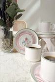 Keramika Rose Line Stackable Çay Takımı 12 Parça 6 Kişilik 22910-12 - 3