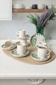 Keramika Forest Nordic Kahve Takımı 12 Parça 6 Kişilik 23052-54 - 2