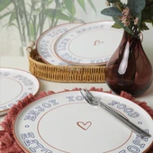 Keramika Enjoy Your Food Nordic Servis Tabağı 28 cm 4 Adet 22973 - 3
