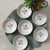 Keramika Rose Line Halka Çerezlik / Sosluk 13 Cm 6 Adet 22911 - 1