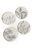 Keramika Leaf Traces Nordıc Pasta Tabağı 22 Cm 4 Adet  / 22881-82-83-85 thumbnail 5