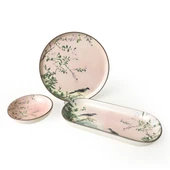 Keramika Pink Woods Kahvaltı Takımı 12 Parça 6 Kişilik 22639-41 - 10