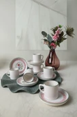 Keramika Rose Line Nordic Kahve Takımı 12 Parça 6 Kişilik 22910-12 - 1