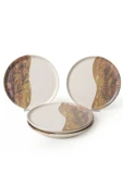 Keramika Terra Leaf Nordıc Pasta Tabağı 22 Cm 4 Adet / 22969-70 thumbnail 5