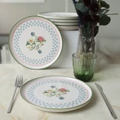 Keramika Rose Line Nordic Pasta Tabağı 22 Cm 6 Adet 22911 - 4