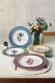 Keramika Floral Essence Servis Tabağı 28 Cm 4 Adet  22889-91-92 thumbnail 1