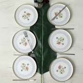 Keramika Rose Line Nordic Pasta Tabağı 22 Cm 6 Adet 22911 - 3