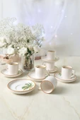 Keramika Bronze Palmiye Nordic Kahve Takımı 12 Parça 6 Kişilik 22902-03 - 3