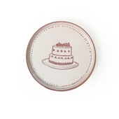 Keramika Pink Cake Nordic Pasta Tabağı 22 Cm 4 Adet 22965-66 - 5