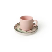 Keramika Pink Woods Stackable Çay Takımı 12 Parça 6 Kişilik 22641 - 4
