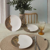 Keramika Terra Leaf Ege Pasta Tabağı 20 Cm 4 Adet 22878-79 - 2