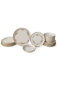 Keramika Bronze Bloom Yemek Takımı 18 Parça 6 Kişilik 22926-27-29 - 7