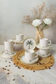 Keramika Palmiye Stackable Çay Takımı 12 Parça 6 Kişilik 22642 - 2