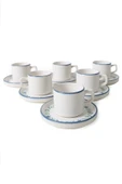 Keramika Daphne Stackable Çay Takımı 12 Parça 6 Kişilik 22921-24 - 5