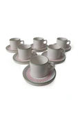 Keramika Rose Line Stackable Çay Takımı 12 Parça 6 Kişilik 22910-12 - 4