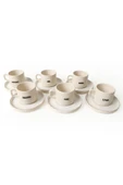 Keramika Deep Collection Mottolu Stackable Çay Takımı 12 Parça 6 Kişilik 22650-55 - 3