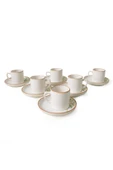 Keramika Bronze Palmiye Nordic Kahve Takımı 12 Parça 6 Kişilik 22902-03 - 5