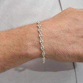 Gemici Halat 925 Ayar Gümüş Erkek Bileklik Künye thumbnail 3