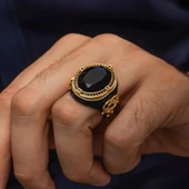 Parlament Lacivert Taşlı 925 Gümüş Yüzük thumbnail 4