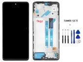 Tkgz Xiaomi Redmi NOTE 12 PRO -4G- Lcd Ekran Dokunmatik SERVİCE PACK - FULL ÇITALI + TAMİR SETİ thumbnail 2