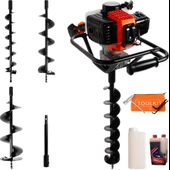 Gardenpro TKDZ-03/52 Toprak Burgu Makinası Set-3 - 1