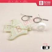 Ford Mondeo MK2 MK3 4/5 Kapı 1996-2007 1S71F27000B İçin Arka Sağ Kapı Cam Kriko Tamir Seti thumbnail 4