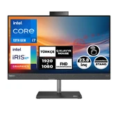 Lenovo ThinkCentre Neo 50a 24 G4 i7-13700H 16GB 1TB SSD 23.8" FHD W11P Dokunmatik AIO 12K9004BTR 013 - 1