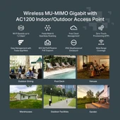 TP-LINK FESTA F52-OUTDOOR AC1200 DAHİLİ-HARİCİ DUAL BAND ACCESS POINT thumbnail 4