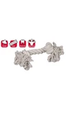 Flamingo 2 Düğümlü Bej İp L Köpek Oyuncağı 35cm - 1