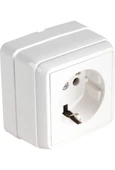 IP44 Sıva Üstü Topraklı Priz Nemli Ortamlar İçin Suya Dayanıklı - 2