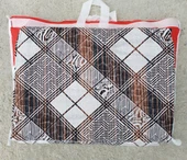 Polo Life Savan 4m2 Pamuklu Lastiksiz Halı Ört, Çok Amaçlı, Piknik Ört (170x245)-Kareli Kahve - 1