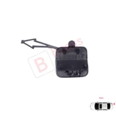 Renault Clio MK5 V B7 BJA 2019-2023 Makyajsız Kasa için Arka Tampon Çeki Demiri Kapağı ASTARLI thumbnail 2