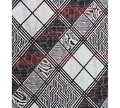 Polo Life Savan 4m2 Pamuklu Lastiksiz Halı Ört, Çok Amaçlı, Piknik Ört (170x245)-Kareli Bordo - 2