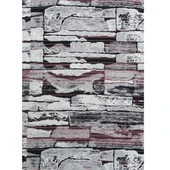 Polo Life Savan 4m2 Pamuklu Lastiksiz Halı Ört, Çok Amaçlı, Piknik Ört (170x245)-Taş Desen Pudra - 2