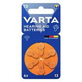 Varta 13 Numara İşitme Cihazı Pili – 1.45V Çinko Hava – Cıvasız – Orijinal Almanya Üretimi - 1