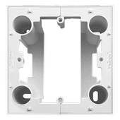 Tekli Sıva Üstü Priz Kasası Dayanıklı PVC, Kolay Montaj, Beyaz Renk - 1