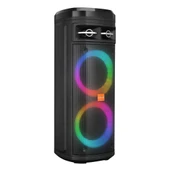 Mikado MD-BT106 30W USB/BT/TF/TWS Led Işıklı Kablosuz Mikrofonlu Toplantı-Parti Kule Hoparlör - 2