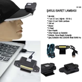 Şarjlı Baret Lambası Watton Wt-606 - 1