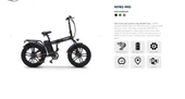 Skyjet Nitro Pro 250 W Siyah Katlanabilir Elektrikli Bisiklet - 1