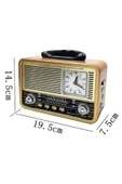 NS-8898BT Nostaljik Radyo Bluetooth Hoparlör - 4