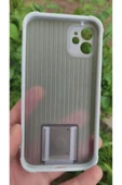 İPHONE 11 uyumlu DARBE KORUMALI ARKASI ŞEFFAF STANDLI KILIF - 3