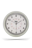 New-Max Premium Serisi Retro Tasarım Metal Kadranlı Bombeli Cam Özellikli 25 cm Ev ve Ofis Saati Beyaz - 1