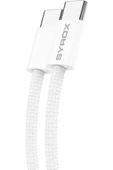 Vivo Y15s Yerli üretim C146 60W Örgü Type-C Type-C Şarj Data Kablosu - 2